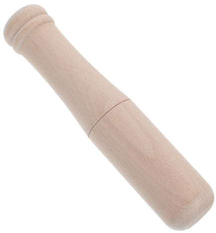 LALAFINA Martello da Legno per Intaglio Mazzuolo Tondo in Faggio, Utensile per Lavorazioni di Precisione, Manico Ergonomico, Strumento Robusto per Artigiani e Scultori, Uso in Falegnameria