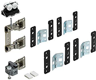 Hettich Wing Line 77 ferrures de, avec pales en bois droite, 70984
