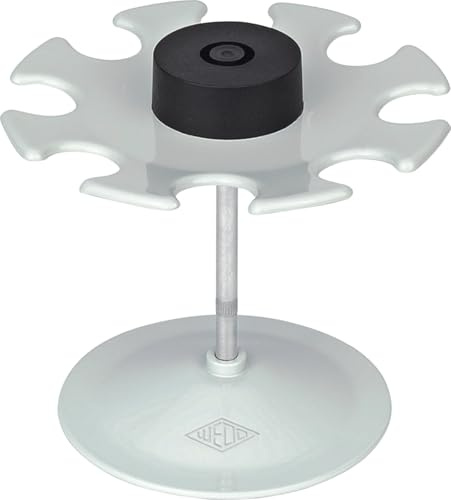 Wedo Stempelträger rund für 8 Stempel lichtgrau