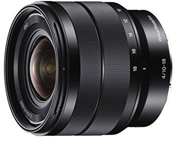 SONY SEL1018 E-mount lens; 10-18mm F4 super wide-angle zoom lens