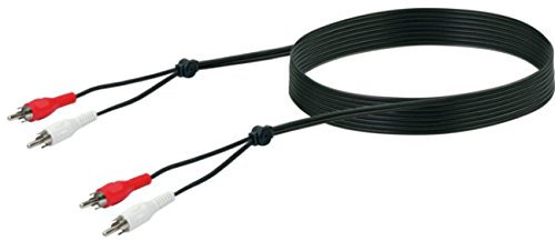 Schwaiger cik5125 Noir 10 m 2 x RCA 2 x RCA Câble Audio