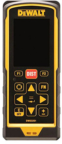 DeWalt Misuratore di distanze laser 200 metri Misura da 0,05 a 200 metri, precisione tipica 1,0 mm, peso 209 gr