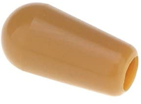 Musiclily Pro Zoll Gewinde Gitarre Toggle Schalter Knopf Bernstein 2 Stück | Kunststoff, 3-Weg Toggle Switch Kappe, für LP Style E-Gitarre