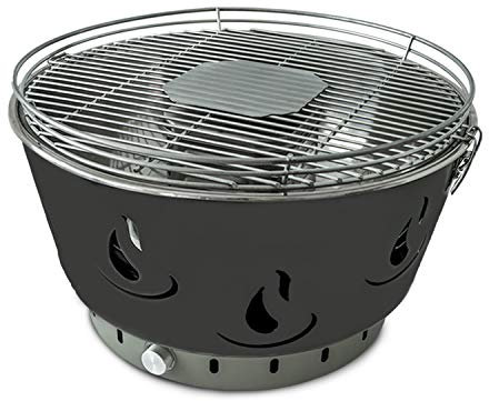 ACTIVA Barbecue da tavolo XL AIRBROIL JUNIOR, nero, a carbonella con ventilazione attiva