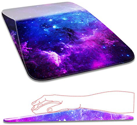 Tappetino per mouse ergonomico con supporto per il polso, spesso tappetino per mouse per alleviare il dolore al tunnel carpale, tappetino per mouse in memory foam con base antiscivolo in PU, tappetino