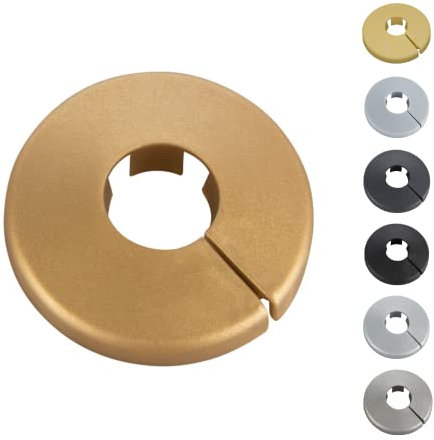 20 Abdeckrosetten für Rohre und Stäbe aller Art - MADE IN GERMANY | Premiumfarben mit patentiertem Clip-Verschluss EINFACHE MONTAGE, für Rohrdurchmesser 12mm 15mm 17mm & 22mm Rohrverkleidung