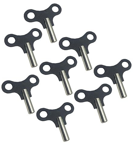 OSALADI 8stücke Teiliges Holz-uhrenschlüssel Für Uhrenreparatur Robuste Metall-Werkzeuge Für Aufziehen Von Holzuhren Anti-Kratzer Und Langlebig Für Uhrmacher Und Hobbyisten