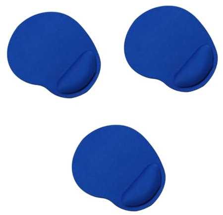 Operitacx 3stücke Ergonomisches Mauspad Mit Handballenauflage rutschfest Für Home Office Und Gaming Blau Unterstützung Für Handgelenk Linderung Von Ermüdung Leicht Und Tragbar