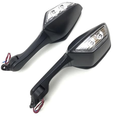 FACSER Seite Rückspiegel Für Kawasaki Für Ninja Für ZX10R Für ZX 10R 2011-2015 Motorrad Spiegel Blinker Signale Moto Rückansicht Lenkerendenspiegel Motorrad