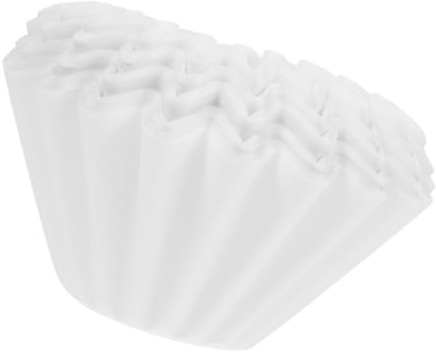 EXHUMKY 100 Stück Einweg Kaffeefilter Papierfilter Kaffeefilterpapier Reißfest für Espressomaschinen und Handfilter Kaffeemaschinenzubehör Haushalt Kaffeezubereitung