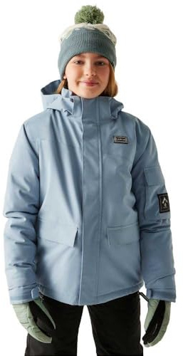 Dare2b Chaqueta de esquí impermeable para niños con reflectantes para snowboard de invierno