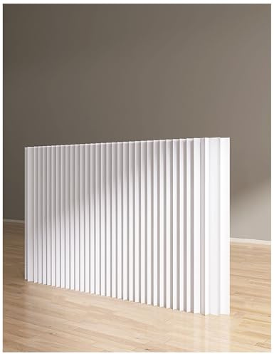 Aeovot Raumteiler Ideen - Papierbasis Paravent Trennwand Raumteiler Innen Ohne Bohren Faltbar Room Divider Wall, Tragbar Raumtrenner, Room Separator für Sichtschutz und als Dekorative Kulisse