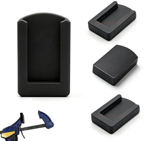 Agamino 4-Pack Replacement Pads Compatible with Irwin Quick-Grip Clamps – Heavy-Duty Non-Slip Protective Jaw Pads – Durable Bar Clamp Accessories for Woodworking & DIY