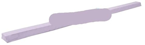 SHENJMAI Klappbarer Schwebebalken Gymnastikbodengeräte for Erwachsene, tragbarer Balancierbalken, faltbares Gymnastikbrett for Zuhause, Schaumstoffbalken