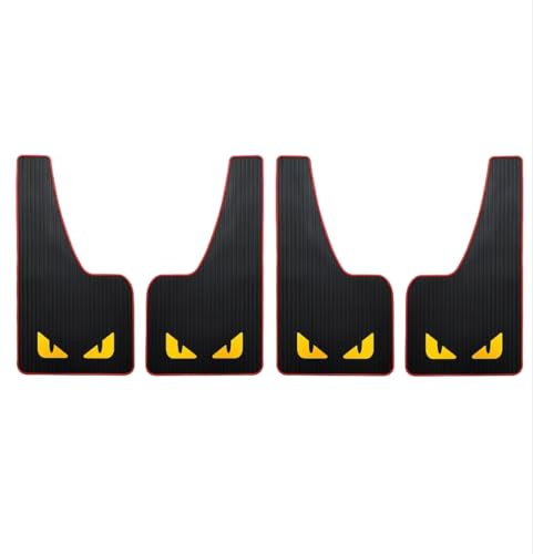 SHILONGBAIHUO 2 Stück Auto Schmutzfänger für Seat Ibiza 6J 2008-2017, Spritzschutz Flexibel PVC Kotflügel Schutz Zubehör Auto Anbauteile Karosserie,Four