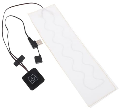 Mobestech Piastra Riscaldante per Sciarpa USB in Fibra di Carbonio, Riscaldamento Regolabile 35℃-55℃, Comoda da Indossare, per Sciarpe e Guanti Invernali