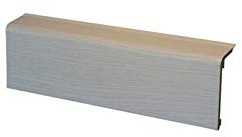 HZ SLF 2000 - Sockelleiste [Esche Weiß] (2 Meter Sockelleiste)