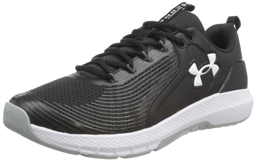 Under Armour UA Charged Commit TR 3, Scarpa da Allenamento Uomo, 43 EU, Nero (Black / White / White)