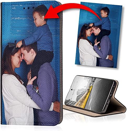 Handyhülle für Samsung Galaxy S10 Hülle aus Kunstleder selbst gestalten - selbst gestaltet / personalisiert - Deine Hülle Dein Design - personalisieren bedrucken mit eigenem Bild Motiv Smart Magnet