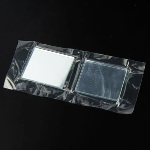 Mikroskop-Zubehör-Kit 4 Stück 35 x 35 mm optische Vorderflächen-Reflektorspiegel, hohes Reflexionsvermögen, erste Oberflächenspiegel, Dicke 1,1 mm Mikroskopische Objektträger