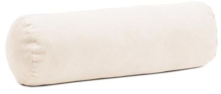 liebling Marco Kissenrolle mit Reißverschluss, Nackenrolle, 100% Polyester, PES-Füllung, 60 x 20 cm, Farbe: Creme