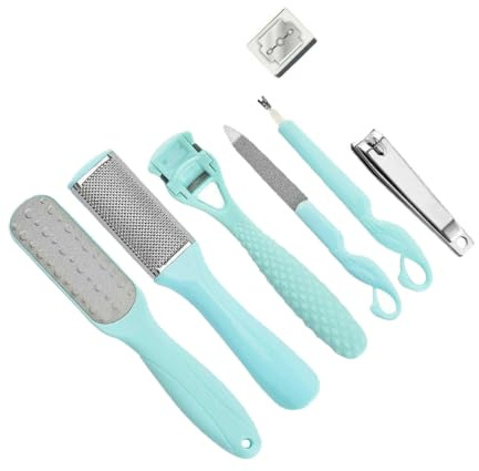 SOIMISS Pedikürefeilen Fußpflegewerkzeuge Fußmassagebretter Nagelknipser Pediküre Zubehör für Maniküre und Pediküre