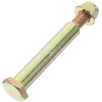 LIGIGWASH Set of 193406 Steel Rear Wheel Screw Bolts and Lock Nuts for Lawn Mower Compatible with 532193406 137644 184219 Lawn Mower Wheel Accessory Bolt for Grass Trimmer and