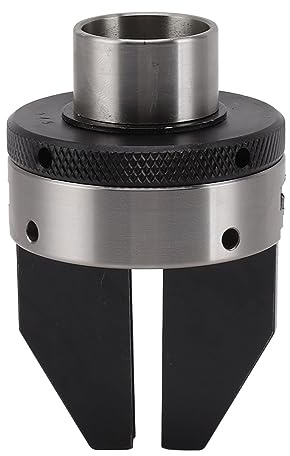 Haofy Mini Juego de Mandril de Torno de 2 Pulgadas, 2 Garras con Rosca de 1 Pulgada X 8TPI, Universal para Taladradora y Fresadora