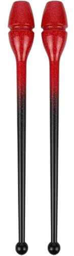 Wudaizhi 2 Pcs Rhythmic Gymnastics Club Artistic Gymnastics Equipment Stick Prop Training Attachable Pp Surface