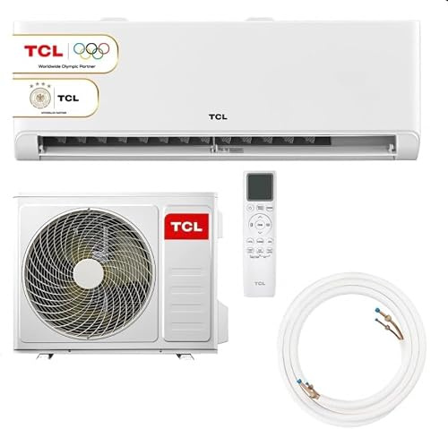 TCL BreezeIN AI Klimaanlage A++ 12000 BTU Split-Klimagerät | mit smarter AI-Steuerung, Wärmepumpe zum Kühlen & Heizen | A++ | App & WLAN Smart Home für Räume bis zu 35m²
