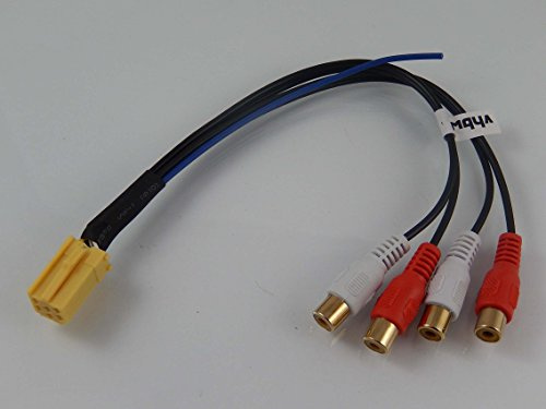vhbw Autoradio ISO Adapter kompatibel mit VW Alpha | Beetle-Gamma, Beta 5, Gamma 5, Bora, Golf 3, Golf 4, Lupo, MCD Navi, MFD Navi Vers. A