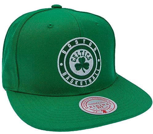 Mitchell & Ness Under Visor Celtics Cap Baseballcap Basecap Snapback NBA Flat Brim Boston