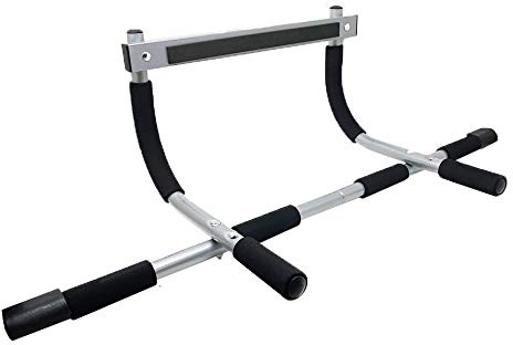 AbleFitness Doorway Chin up Bar Pull up Bar Sit up Multi-Function Home Gym Door Trim Friendlier Design (Pull Up Bar)