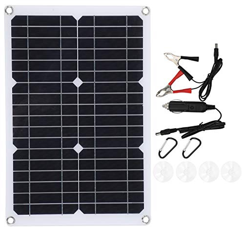 20W 18V Solarpanel Kit Monokristallines Silizium-Solarzellen-Panel für das Laden von Autobatterien im Freien
