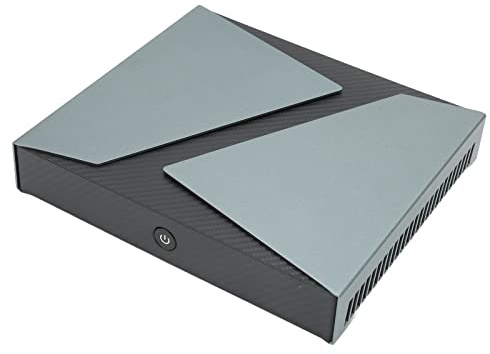 Shanrya Mini PC, Aplicaciones amplias 110-240V 12GB 512GB Micro PC Host 1650 4G Tarjeta gráfica discreta para Oficina para Juegos Enchufe de la UE
