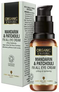 Amphora Aromatics Mandarin & Patchouli Fix All Eye Cream COSMOS Organic 30ml