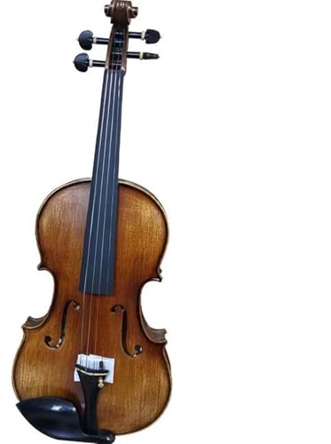 Geige Klassische Natürliche Flamme Violine Ebenholz Griffbrett Bogen Brasilien Holz(1/4)