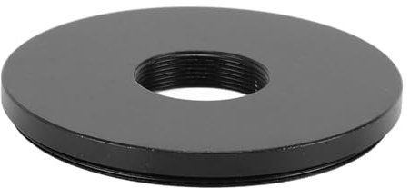 Topiky Anillo Adaptador de Lente Objetivo para Microscopio, Anillo Adaptador de Rosca RMS a Filtro, Aleación de Aluminio, Fácil Instalación, Compacto, Imágenes de Chip DSLR con Macro,