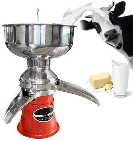 Dispensador de crema batida profesional, separador centrífugo de crema de leche, separadores de crema eléctricos de acero inoxidable 304, separador de leche de cabra de 9500 RPM, separador d