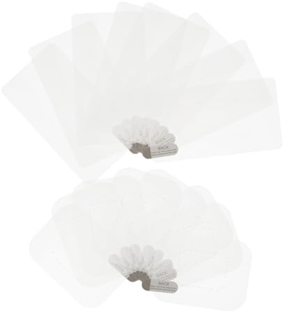 Amosfun 16 Pièces Film Électrostatique de Montage pour Caméra de Tableau de Bord de Autocollants Transparents pour Installation sur Pare Brise Adhésifs Flexibles et pour Voitures