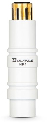 Bolanle NK1 Inline Microphone Preamp, 28dB XLR Mic Gain Booster for Dynamic Microphones, Low-Noise Active Preamplifier, Requires 48V Phantom Power, for Podcast, Recording, Streaming
