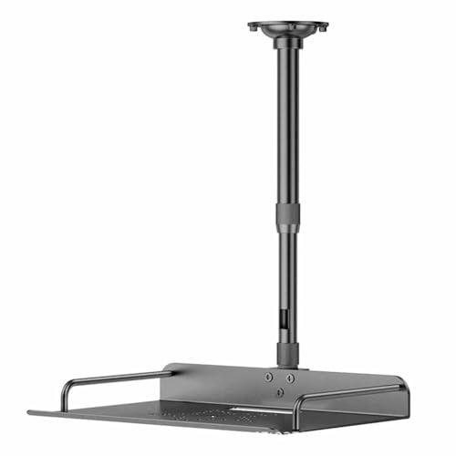 Asyduey Projector Ceiling Mount Tray Wall Mount Bracket for Cameras & Projectors Ideal for Video Conferencing & Home Office Adjust 40 to 80cm