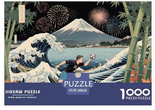 Handball Hölzerne Puzzles Wasserfest 1000 Teile DIY- Puzzle Geschenke Für Erwachsene Unmöglich Herausfordernde Puzzlespiele