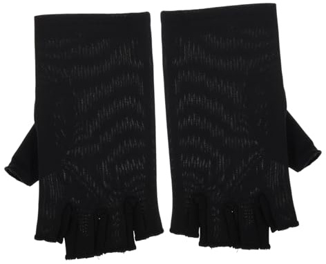Gogogmee UV Gloves for Nail Care Hand Sun Protection Gloves for Outdoor Activities like Cycling for Gel Nail Lamp Use
