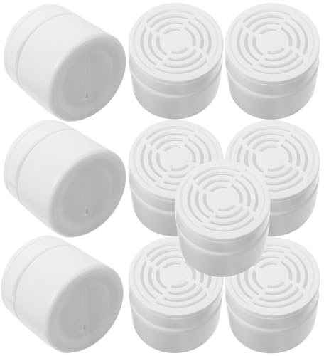 FONDOTIN Scatole Deodoranti per Armadio 10 Pezzi 150ml in Plastica Bianca con Lunga Durata e Rimozione Odori per Bagno e Camera da Letto