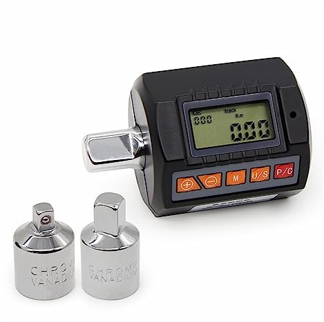 Adattatore di coppia digitale, Chiave dinamometrica digitale 1/4 '' 3/8 '' 1/2 '' Chiave dinamometrica Set bici Adattatore di coppia digitale Riparazione bici for auto Utensili manuali(WNC-30 batter)