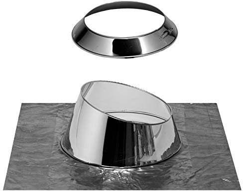 Dachdurchfuehrung 5-30° für Schornsteinsets 150mm