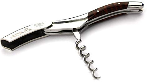 Laguiole en Aubrac Kellnermesser Schlangenholz Amourette Edelstahl glänzend SOM99AMI Sommelierbesteck