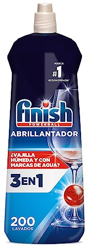 Finish Abrillantador para lavavajillas - 800ml - 200 lavados - Sin marcas