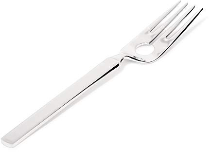 Alessi - 4180/19 - Dry Forchetta da servizio per pesce in acciaio lucido con manico satinato.